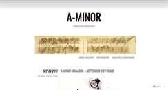 Desktop Screenshot of aminormagazine.com